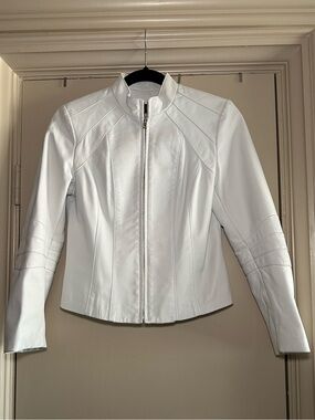 Vintage Genuine Leather Moto Jacket